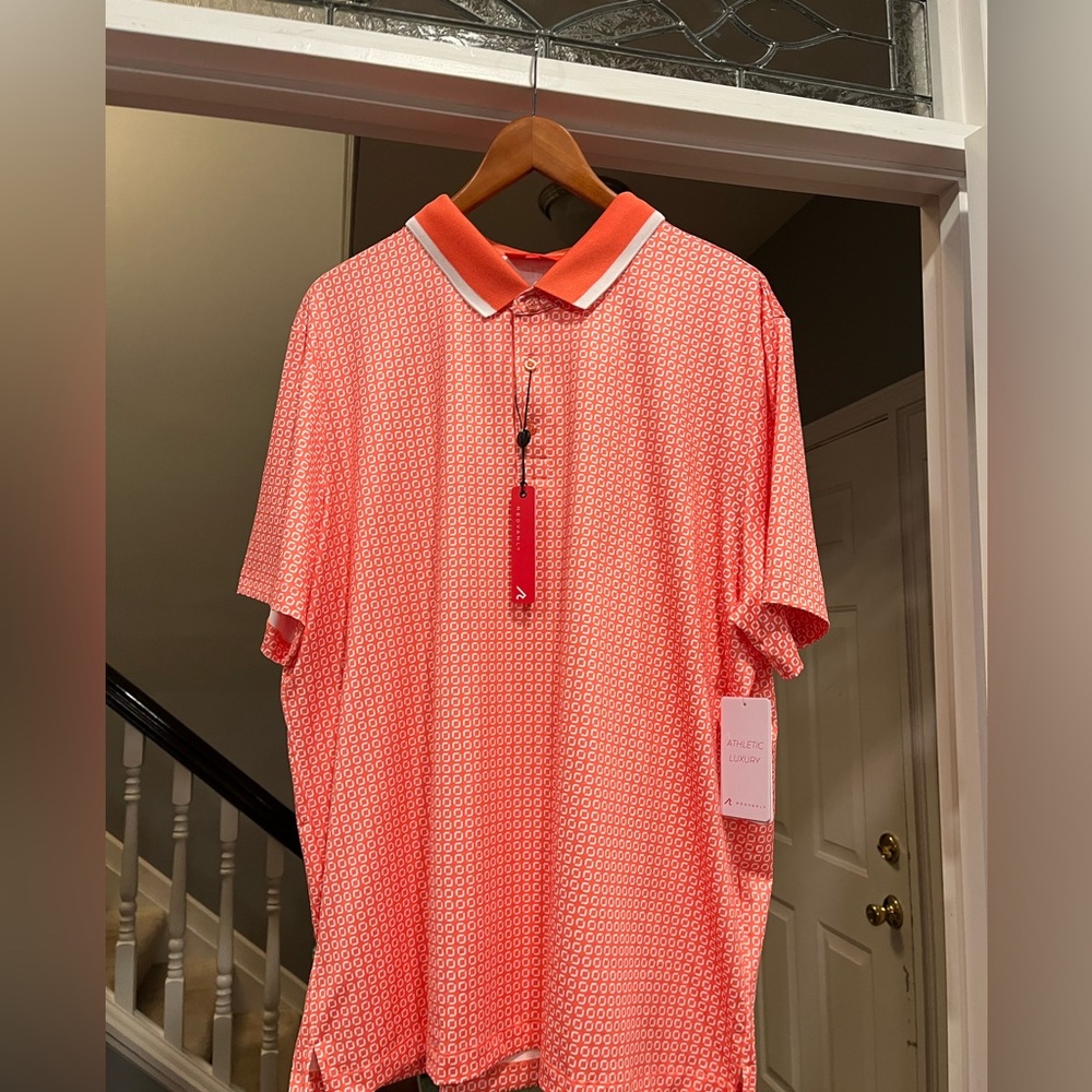 NWT! REDVANLY Men's Devine Golf Polo!
